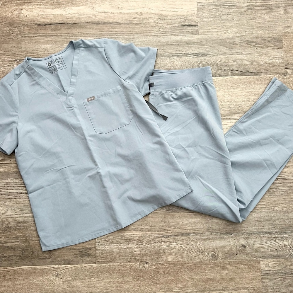 Figs Dusty Blue Set